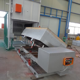 翻轉(zhuǎn)式臺(tái)車爐