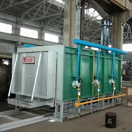 臺(tái)車式模殼焙燒爐