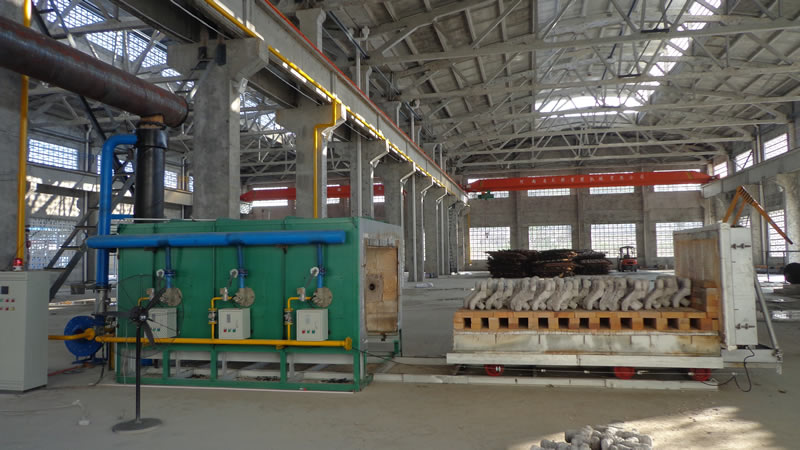 臺車式模殼焙燒爐